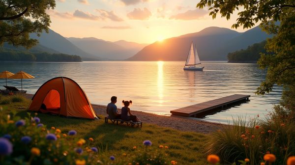 Où camper au bord du lac du Bourget pendant vos vacances